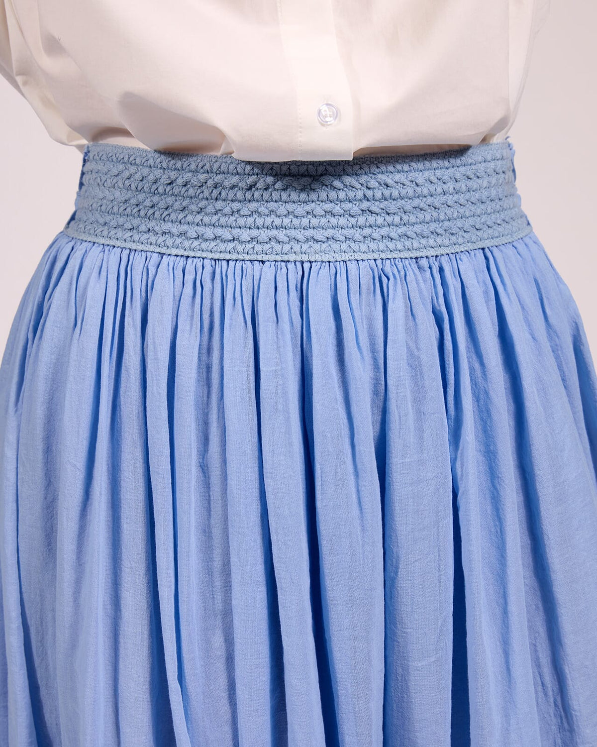 FLOYD Maxiskjørt Gigi - Light Blue
