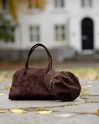 FLOYD Veske Kanika Suede - Dark Brown