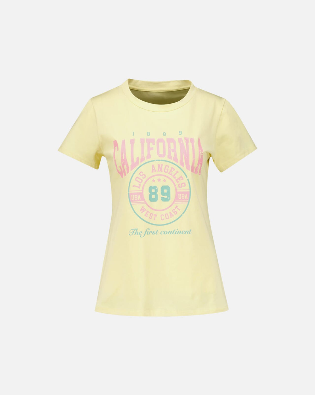 FLOYD T-skjorte Dina California - Yellow