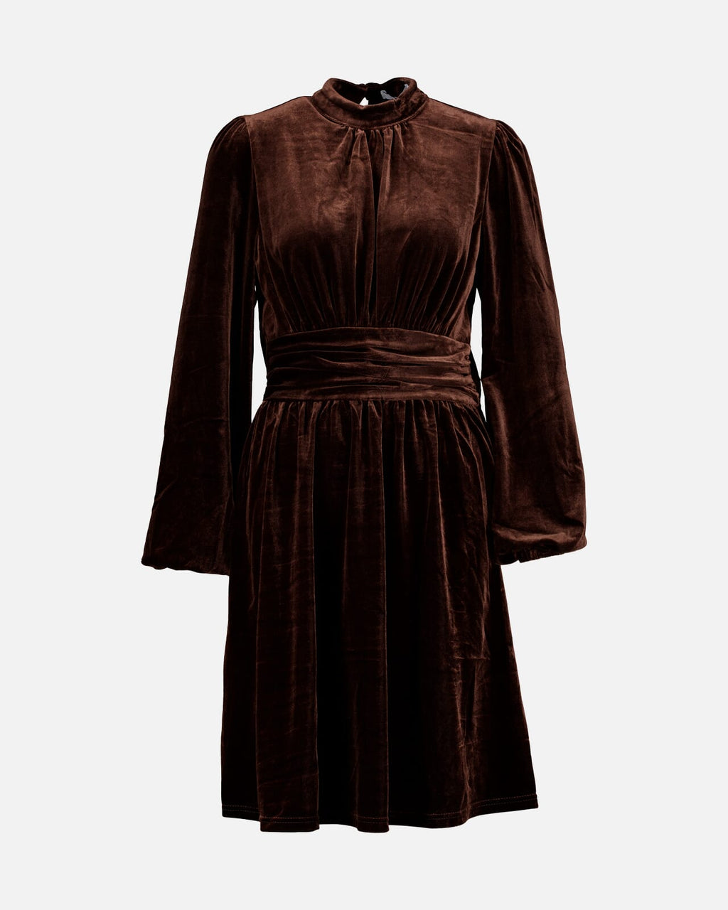 FLOYD Kjole Aliba Velour - Brown