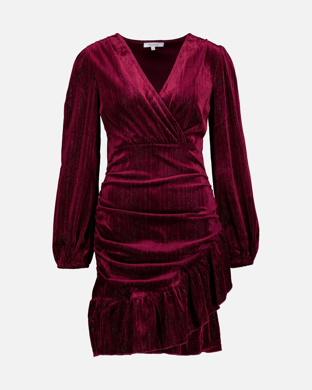FLOYD Kjole Alyssa Stripe - Bordeaux