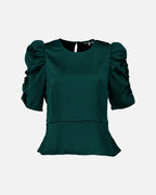 FLOYD Topp Bella Satin - Dark Green