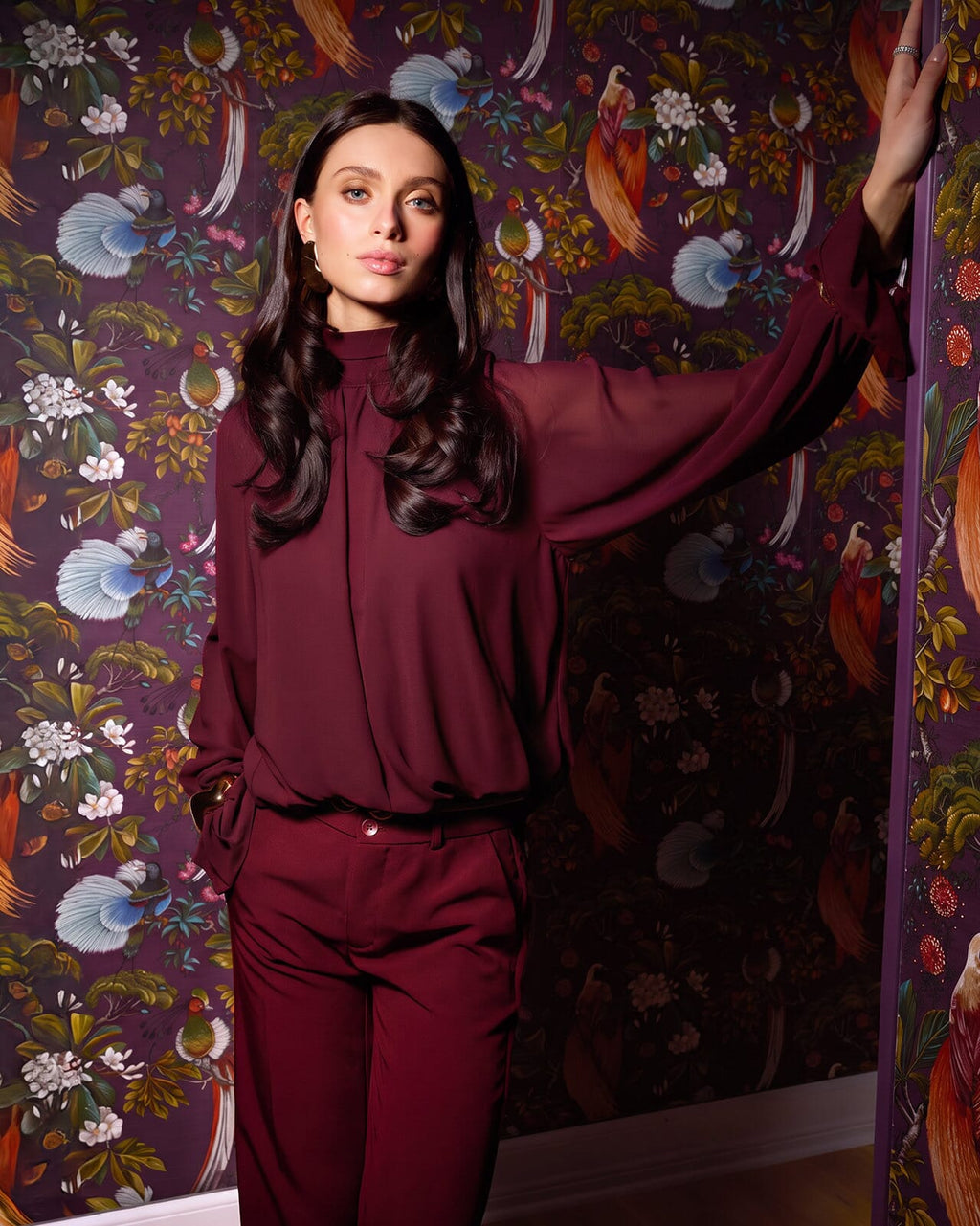 FLOYD Bluse Selena - Bordeaux