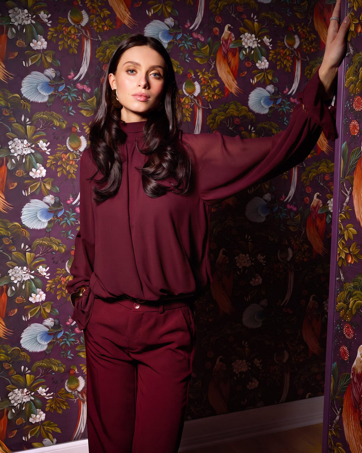 FLOYD Bluse Selena - Bordeaux