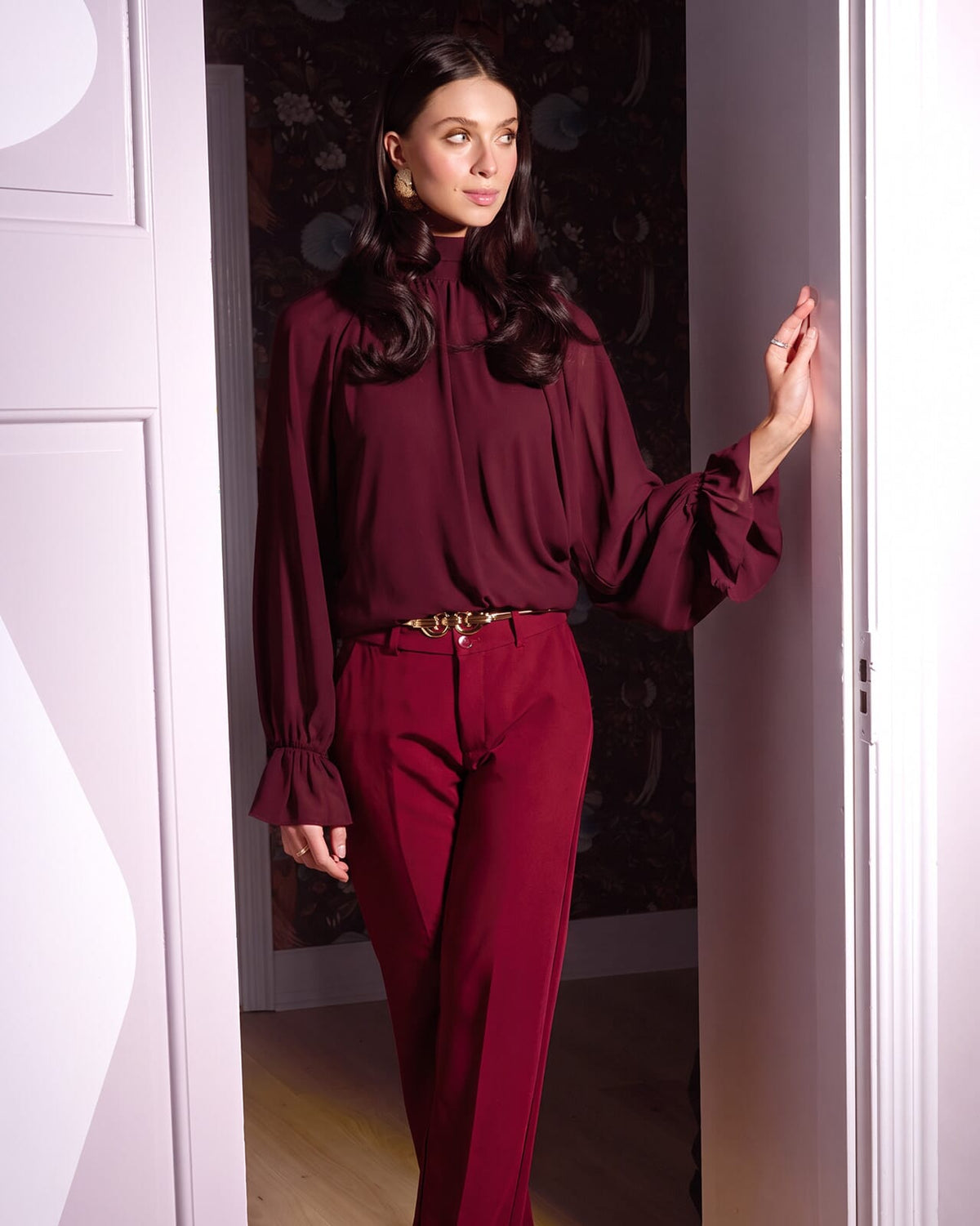 FLOYD Bluse Selena - Bordeaux