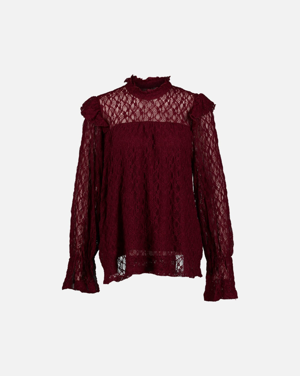FLOYD Bluse Lene Lacy - Bordeaux