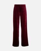 FLOYD Bukse Suzy Velvet - Bordeaux