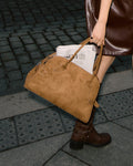 FLOYD Veske Kanika Suede - Caramel