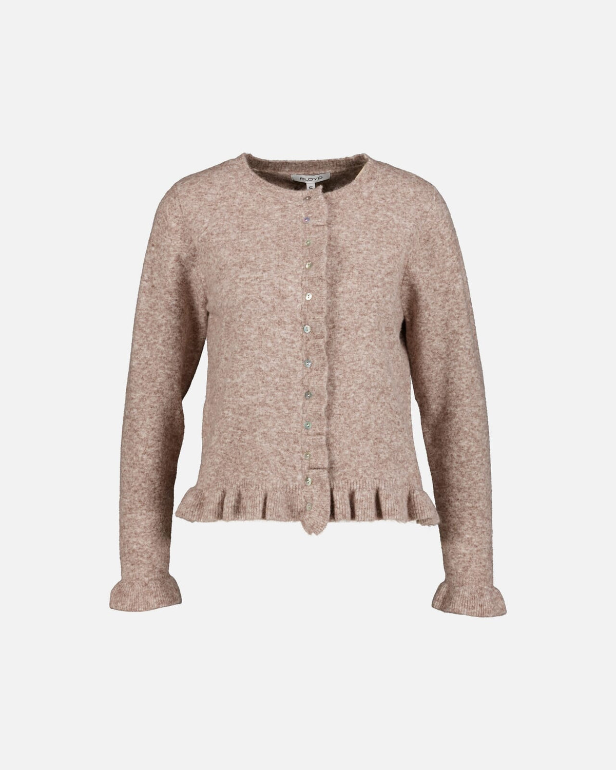 FLOYD Strikket Cardigan Carine Strikkejakke - Beige