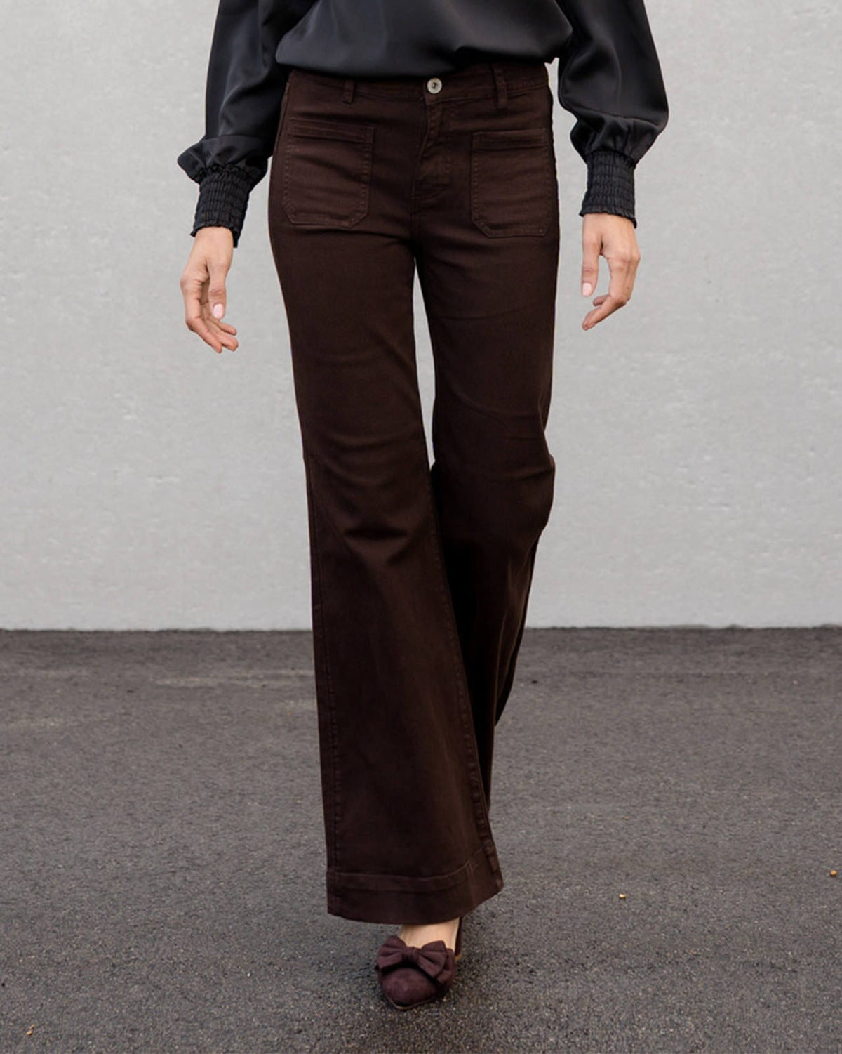 FLOYD Jeans Annika Cotton - Chocolate