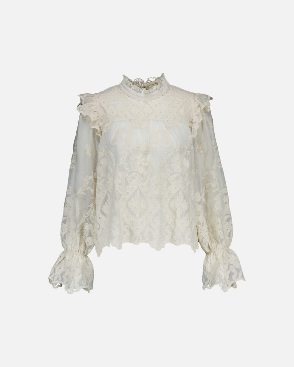 FLOYD Bluse Lene Lace - Cream