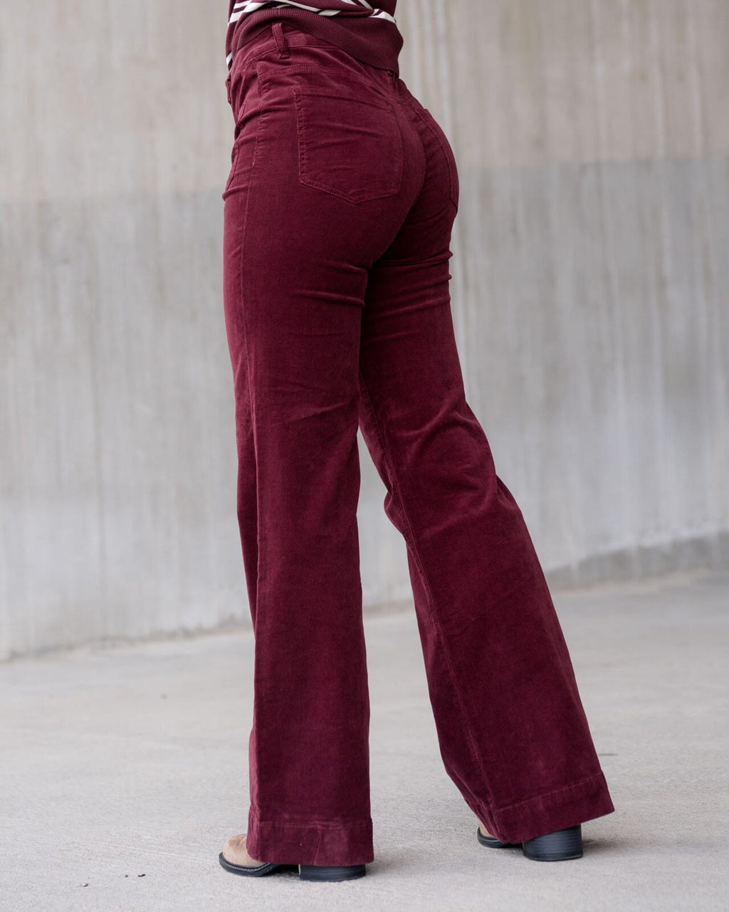 FLOYD Bukse Annika CC21 - Deep Cherry