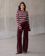 FLOYD Bukse Annika CC21 - Deep Cherry