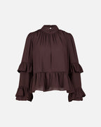 FLOYD Bluse Ella - Chocolate