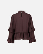FLOYD Bluse Ella - Chocolate