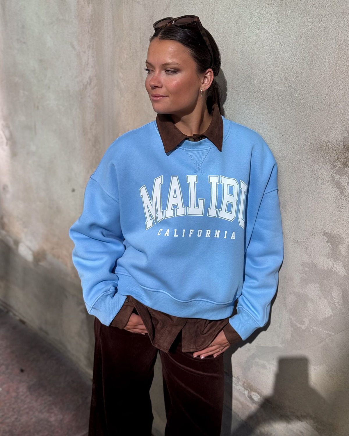 FLOYD Collegegenser Dalila Malibu - Light blue