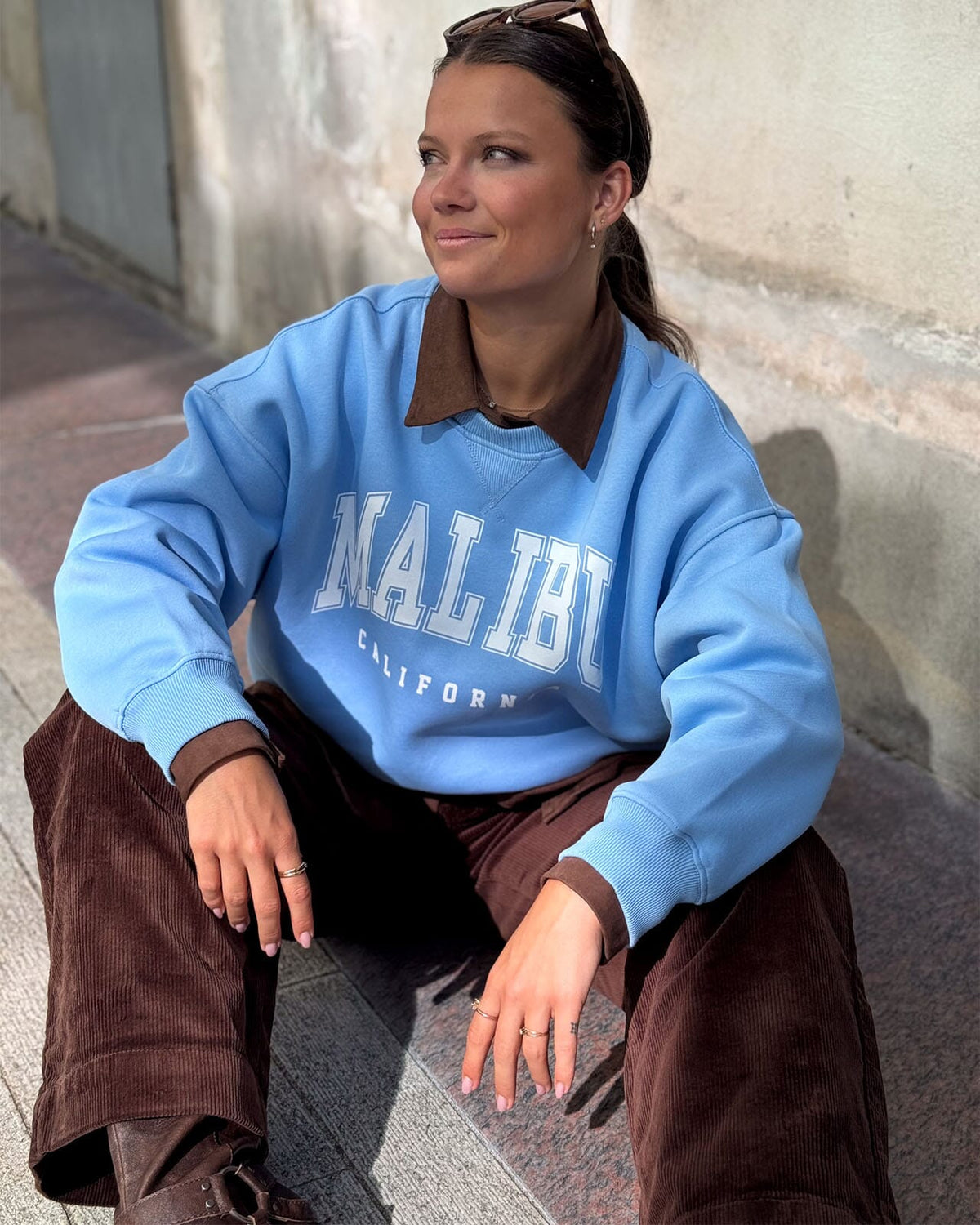 FLOYD Collegegenser Dalila Malibu - Light blue