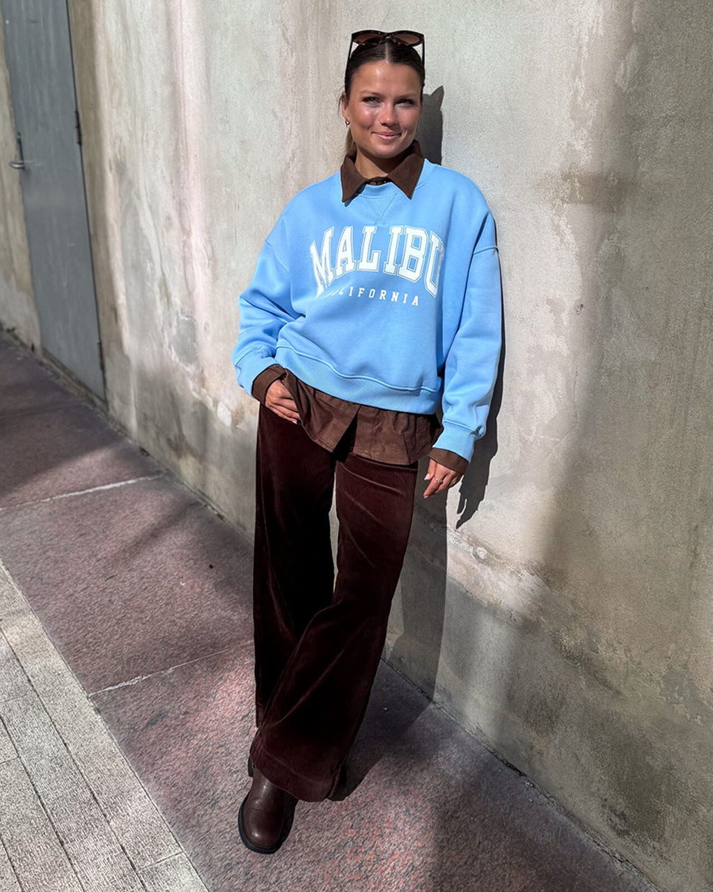 FLOYD Collegegenser Dalila Malibu - Light blue