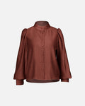 FLOYD Bluse Henrika Top - Chocolate