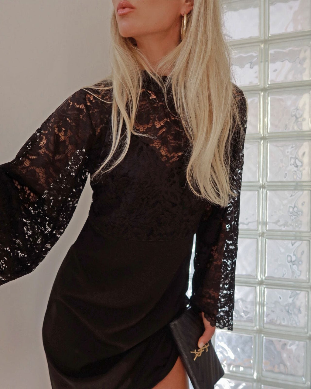 FLOYD Blondekjole Clarisa Lace - Black