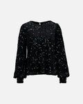 FLOYD Paljettopp Maisy Paljett - Dark Green