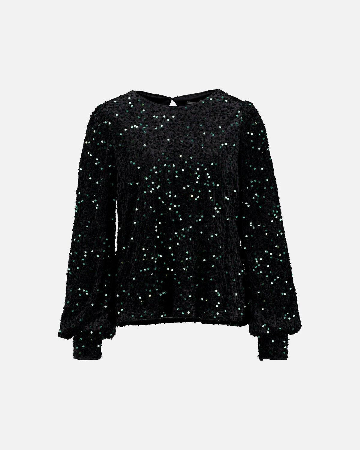 FLOYD Paljettopp Maisy Paljett - Dark Green