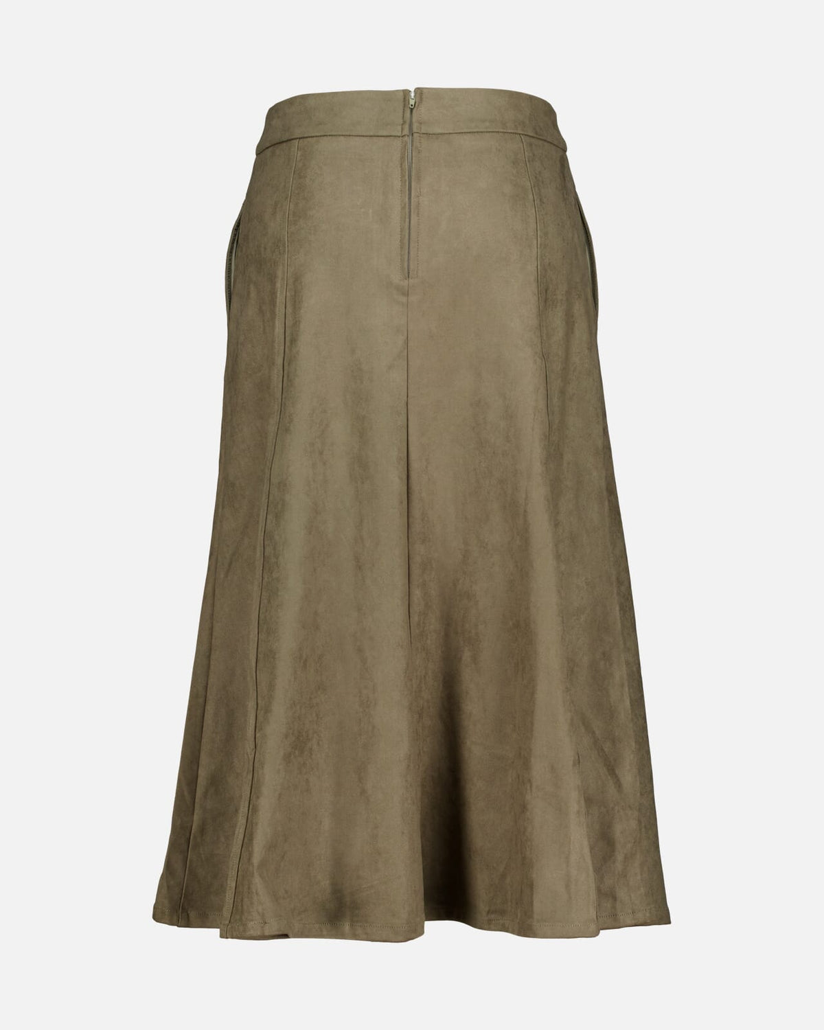 FLOYD Skjørt Marline Suede - Mossy Green