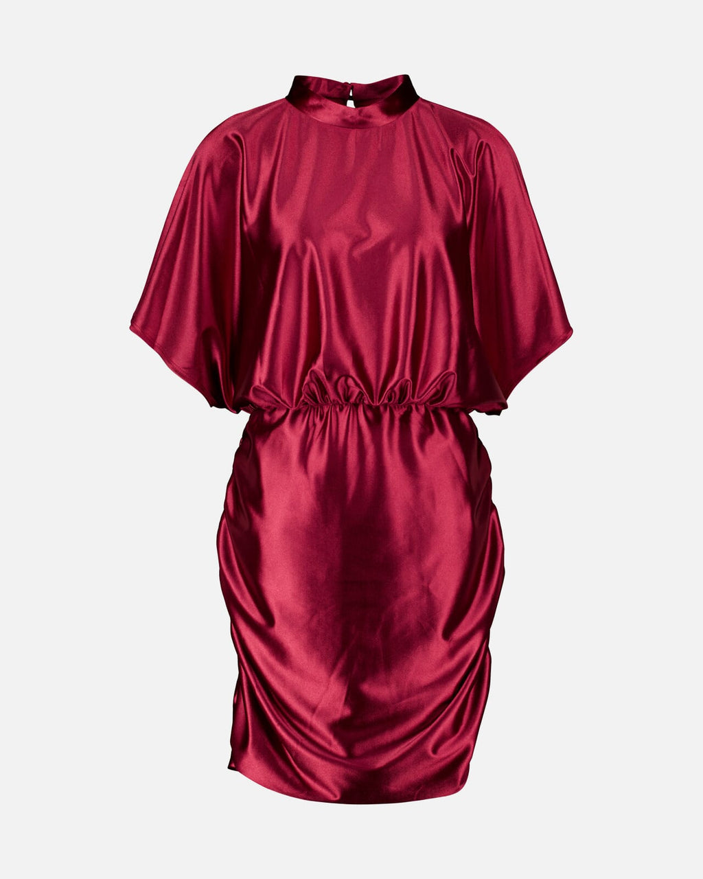 FLOYD Kjole Nadina Satin Stretch - Bordeaux