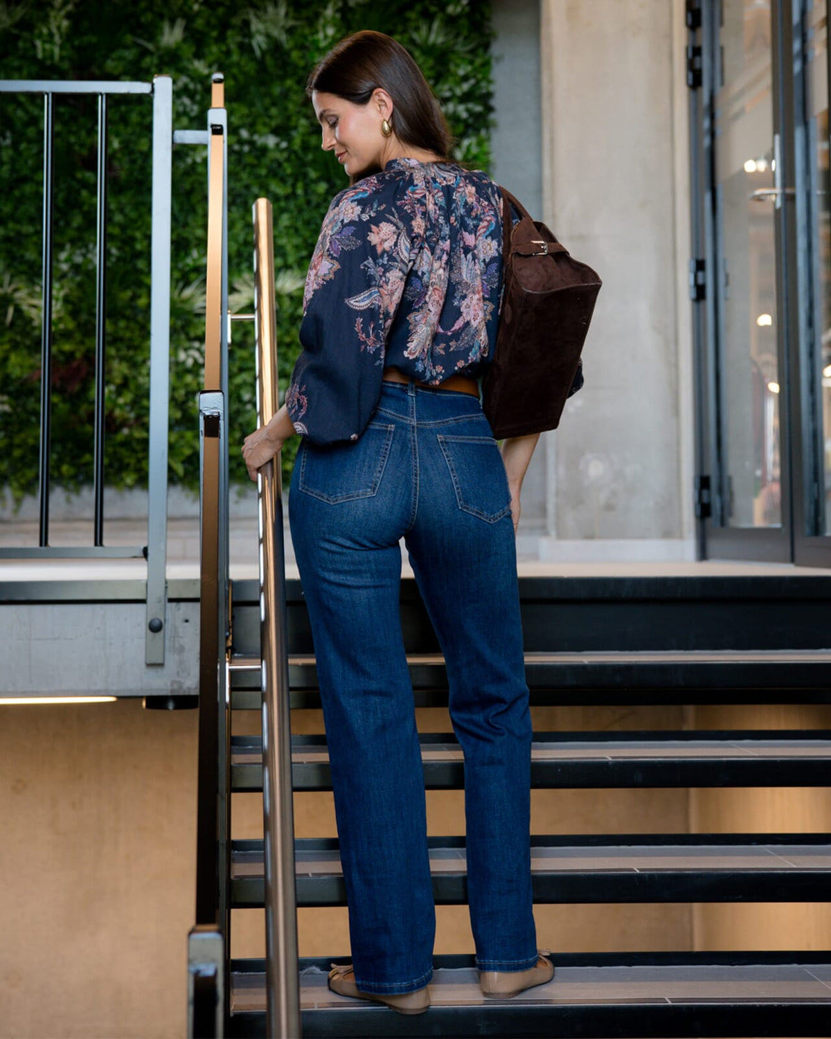 FLOYD Bluse Silene Cora - Navy