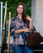 FLOYD Bluse Silene Cora - Navy