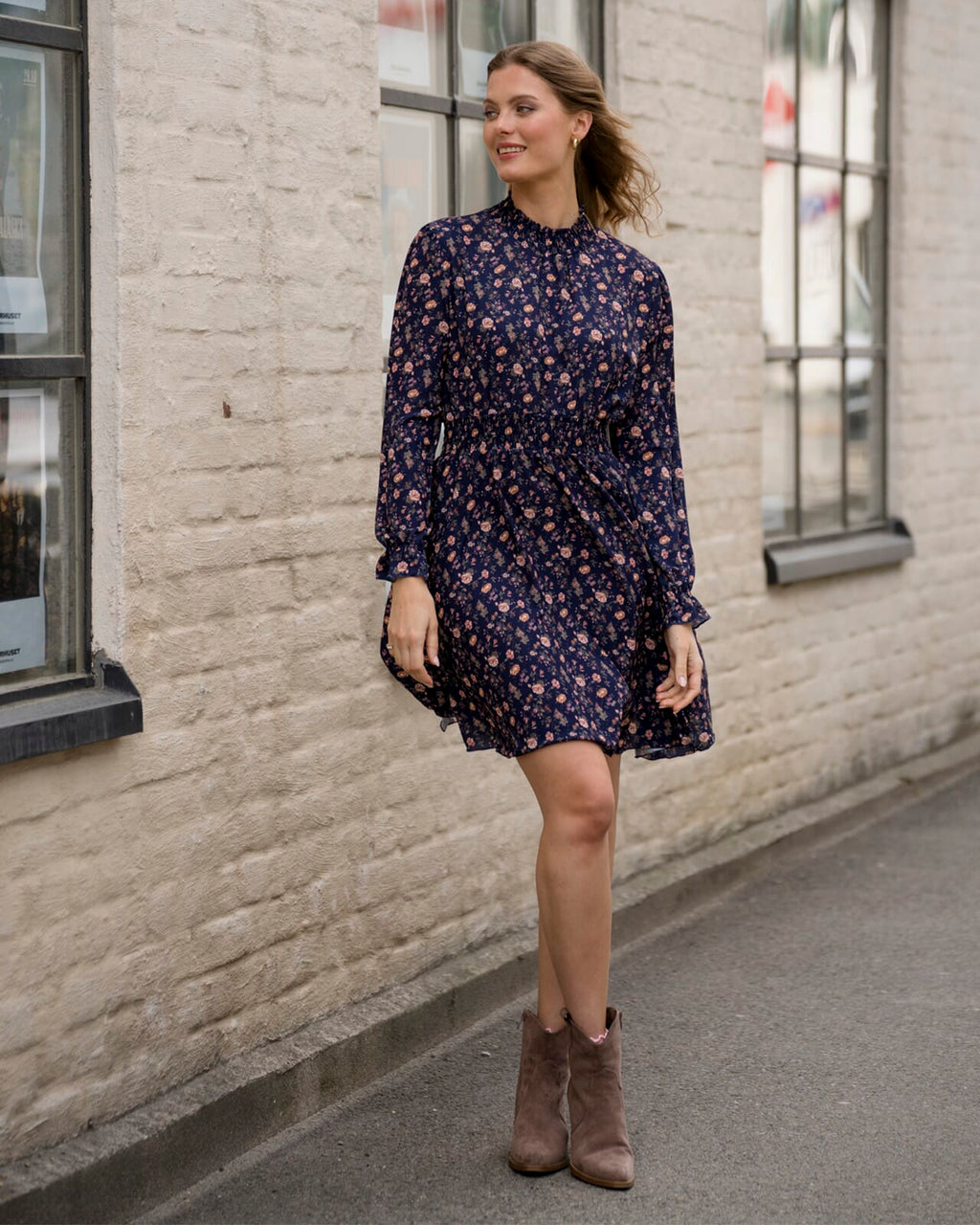 FLOYD Kjole Juliane Shana - navy