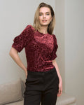 FLOYD Topp Frida Barock - Deep Cherry