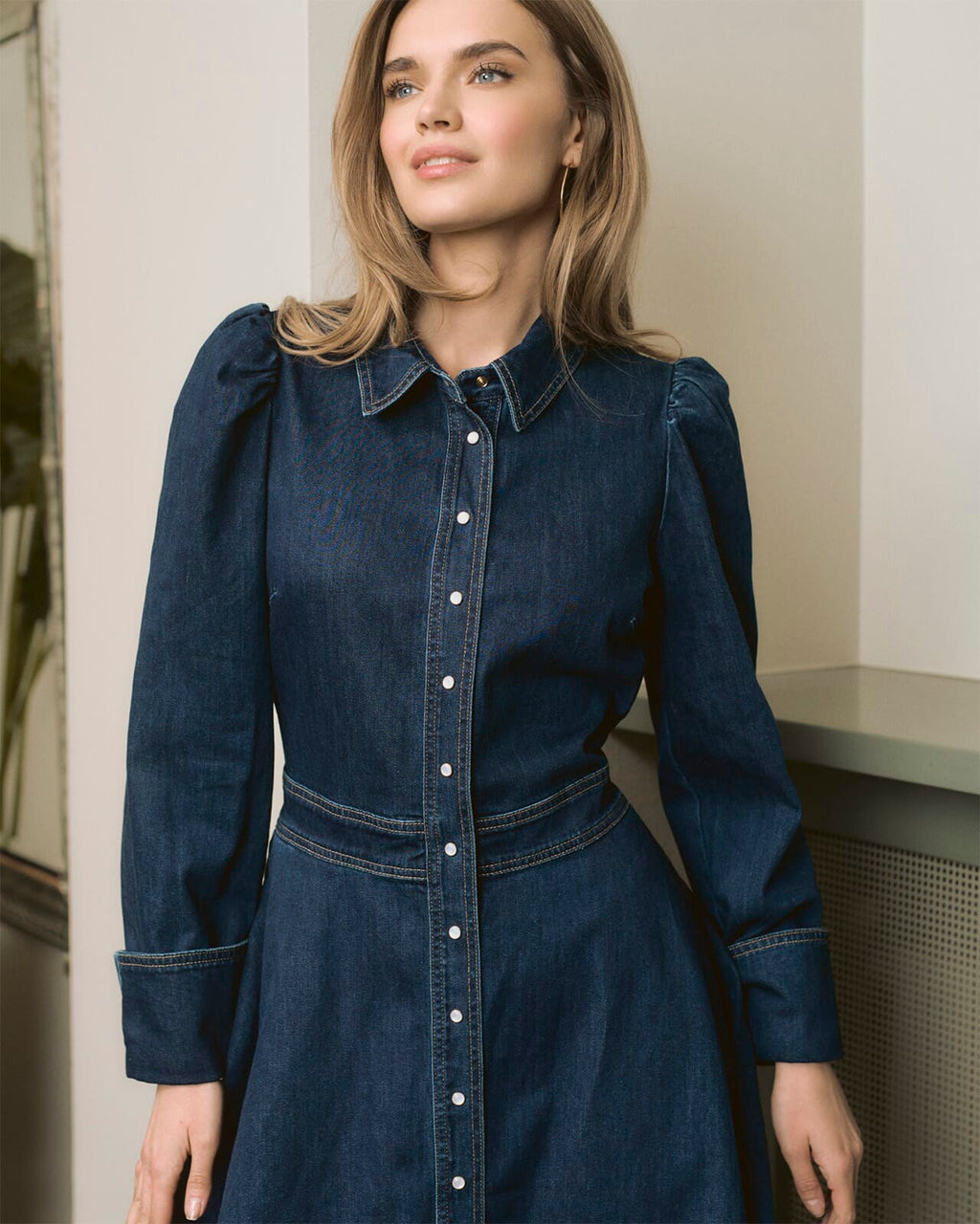 FLOYD Denimkjole Hillary Denim - Dark J. Blue