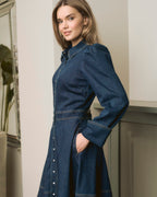 FLOYD Denimkjole Hillary Denim - Dark J. Blue