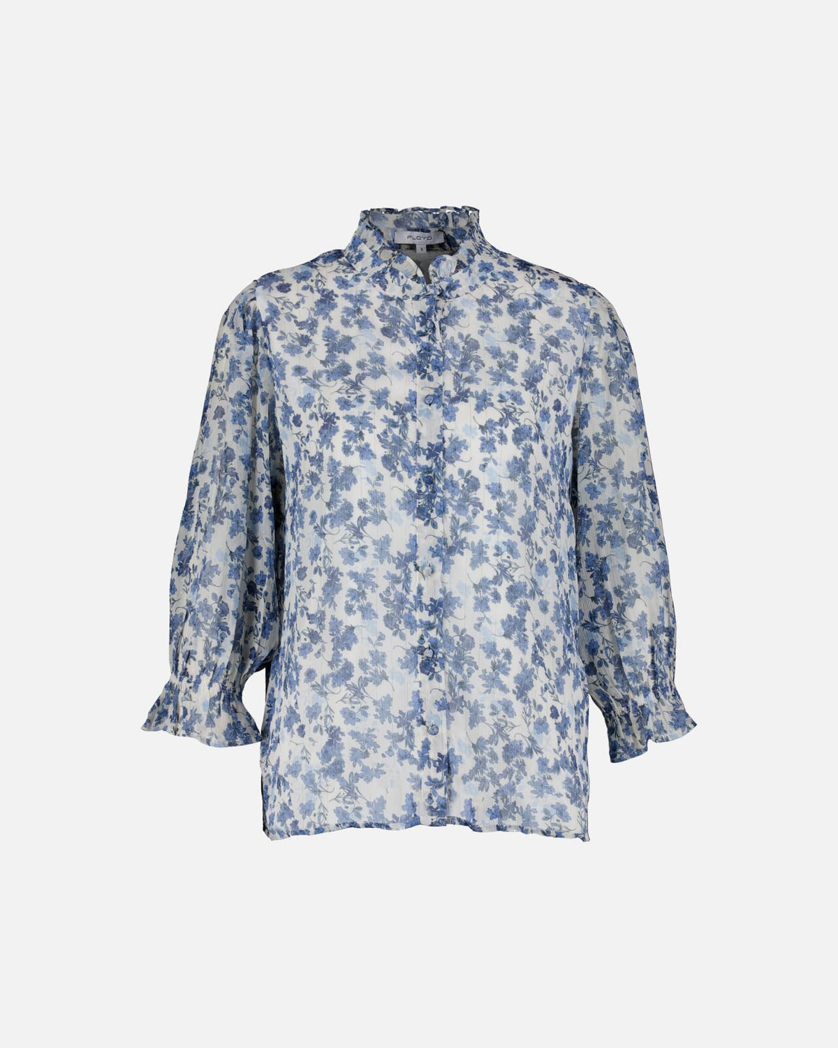 FLOYD Bluse Michelle My - Offwhite/ Blue
