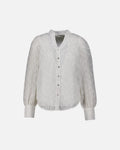 FLOYD Bluse Olivia Lurex - White