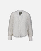 FLOYD Bluse Olivia Lurex - White