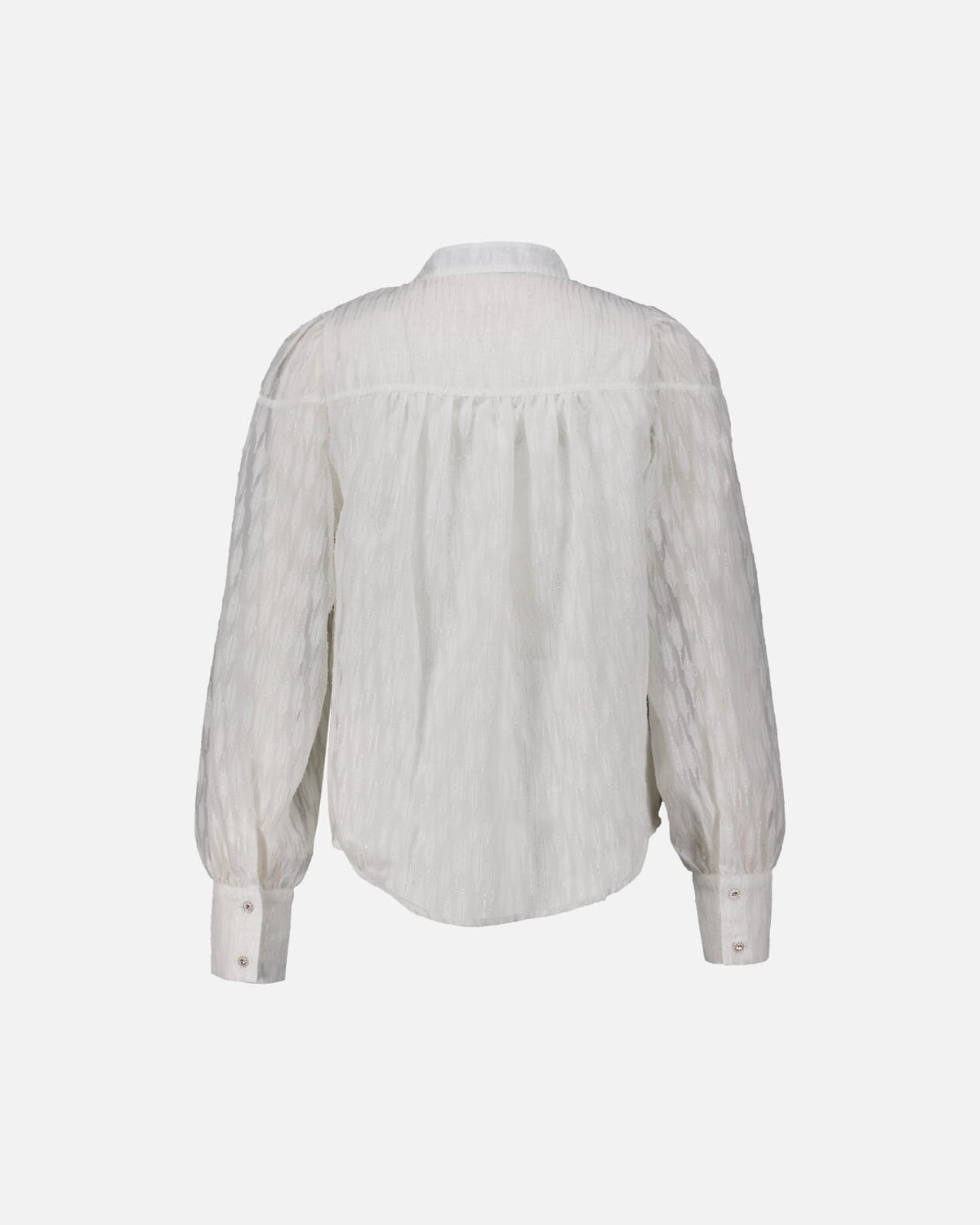 FLOYD Bluse Olivia Lurex - White