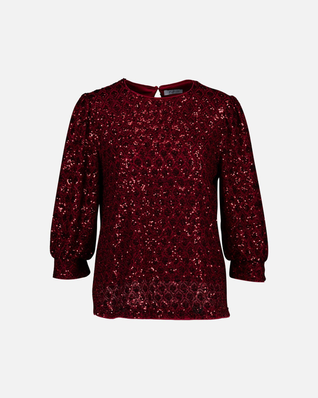 FLOYD Paljettopp Maly Sequin - Bordeaux