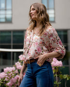 FLOYD Bluse Erica Ros - Rose Petal