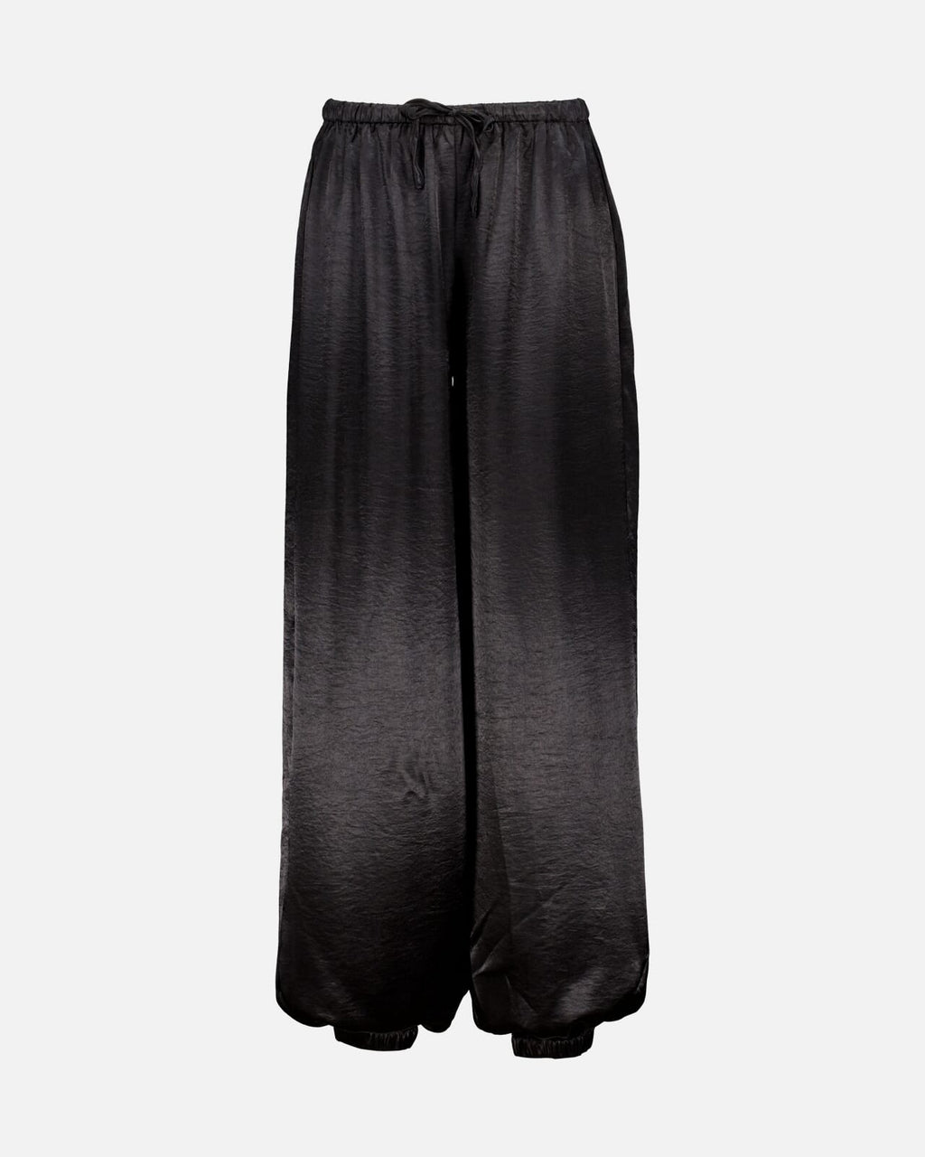 FLOYD Bukse Skyler Balloon Heavy Satin - Black