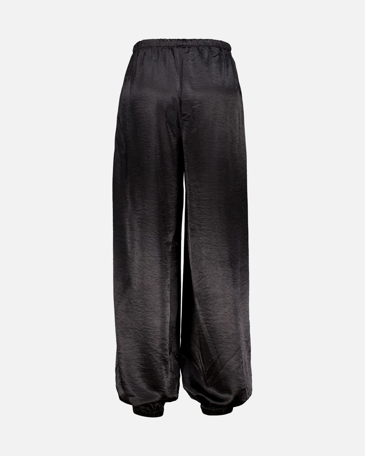 FLOYD Bukse Skyler Balloon Heavy Satin - Black