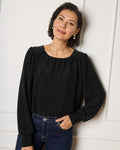 FLOYD Bluse Marita Lurex - Black