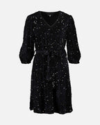 FLOYD Paljettkjole Feline Paljet - Black