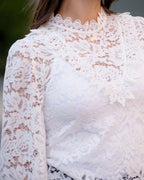 FLOYD Blondetopp Adina Lace - Offwhite