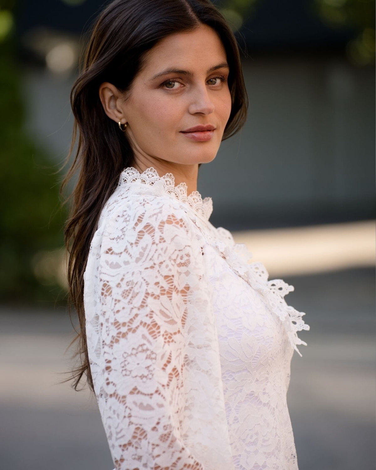 FLOYD Blondetopp Adina Lace - Offwhite