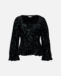 FLOYD Paljettopp Victoria Paljett - Dark Green