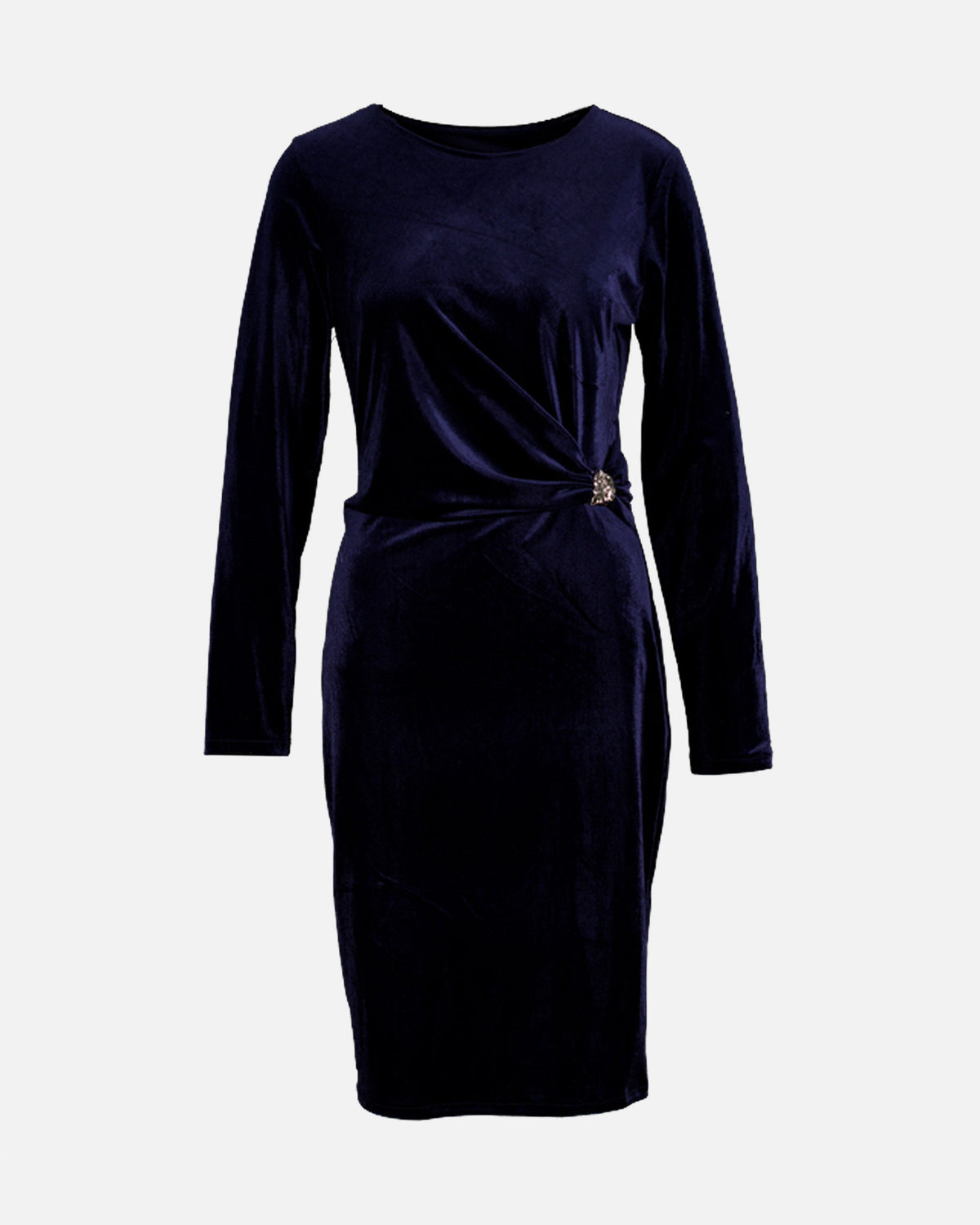 FLOYD Kjole Gloria Velvet - Navy