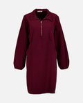 FLOYD Kjole Randi Zip - Bordeaux
