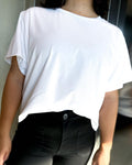 FLOYD T-skjorte Belinda Crop - White
